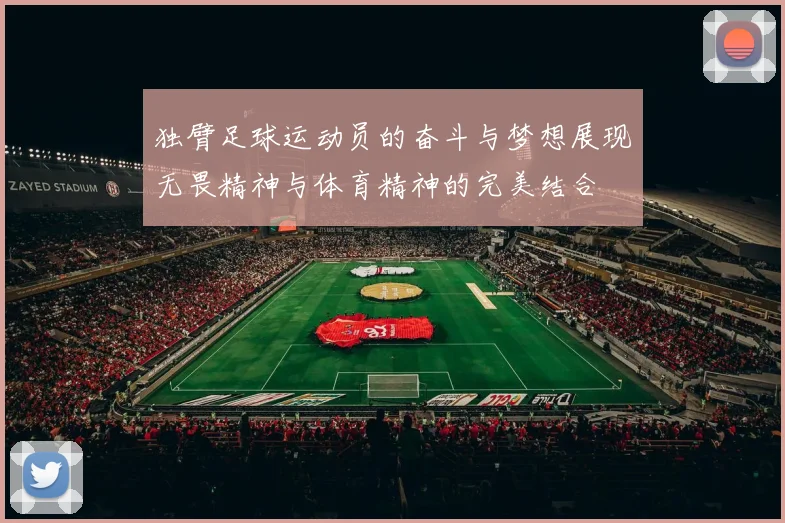 独臂足球运动员的奋斗与梦想展现无畏精神与体育精神的完美结合